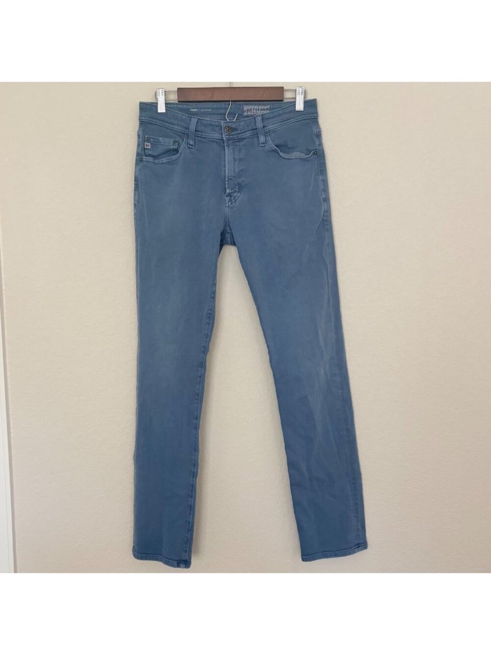 AG Jeans Everett Slim Straight Blue Denim Mens 29x33 Stretch Premium